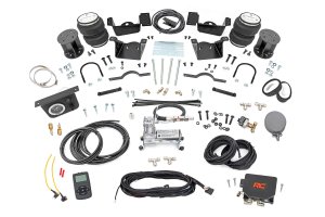 GMC Sierra 2500 HD Air Spring Kit - Rear - Rough Country - Wireless Controller | 3-5 Inch Lift Kit - '20-'24